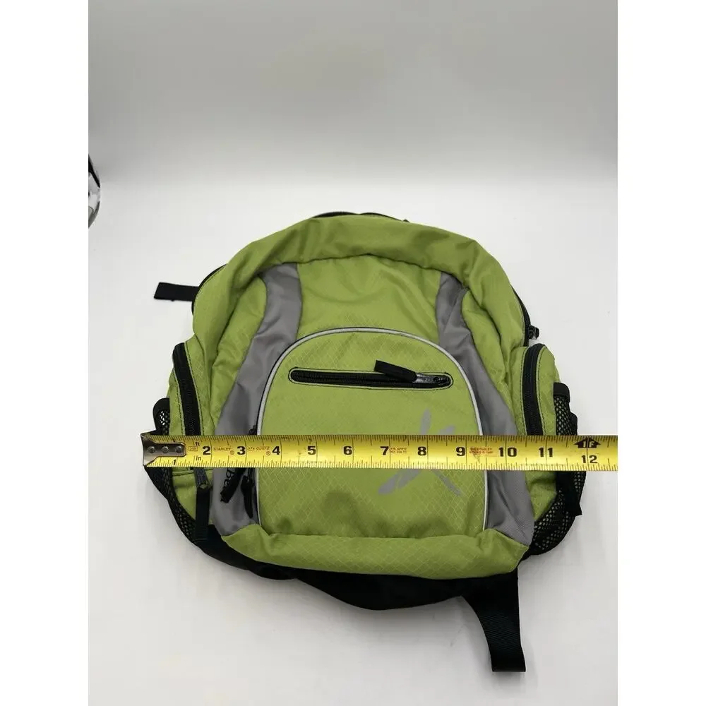L.L.Bean Dragonfly Daypack Backpack Chartreuse Lime Green Reflective NWOT